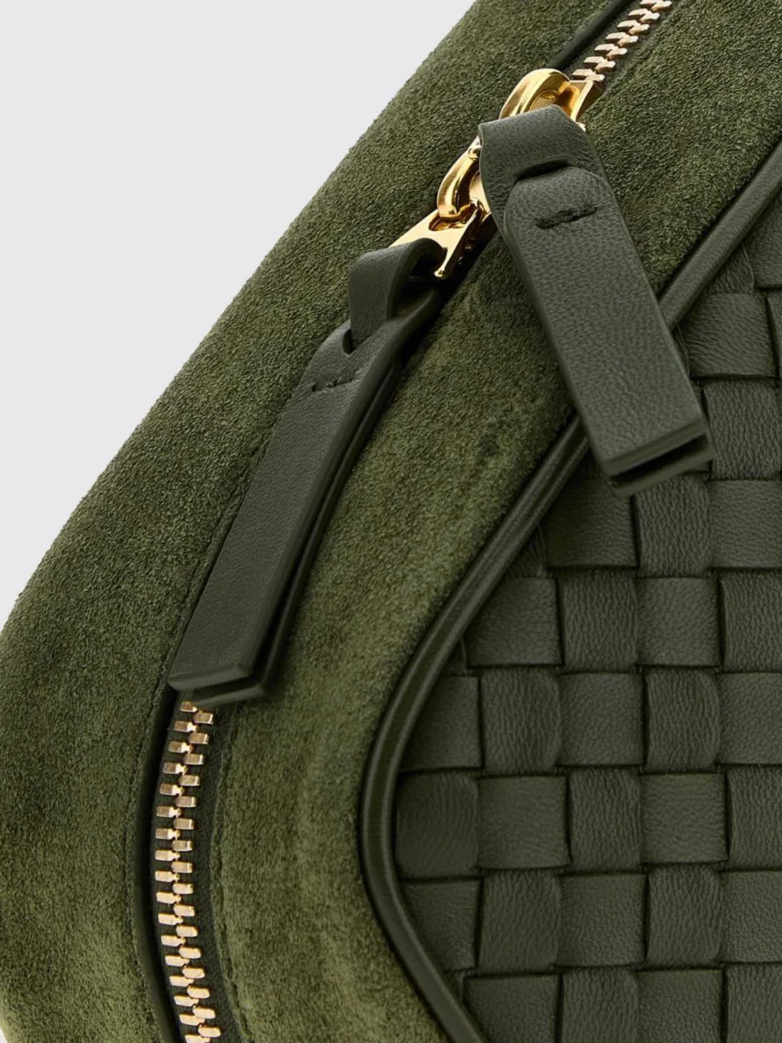nodo handheld mini bag in intrecciato nappa leather