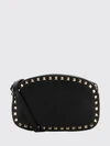 rockstud embroidered calfskin mini crossbody bag
