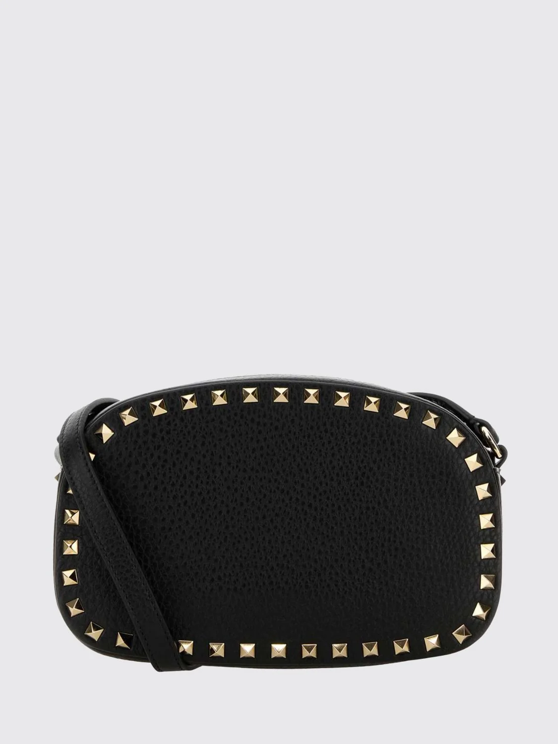 VALENTINO GARAVANI OS rockstud embroidered calfskin mini crossbody bag