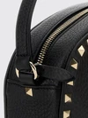 rockstud embroidered calfskin mini crossbody bag