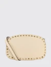 rockstud embroidered calfskin mini crossbody bag