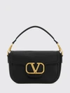 alltime small hammered leather handbag with vlogo