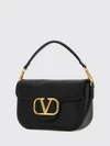 alltime small hammered leather handbag with vlogo