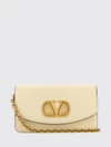 vain leather shoulder bag with vlogo signature