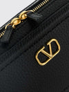 vlogo mini hammered leather camera bag