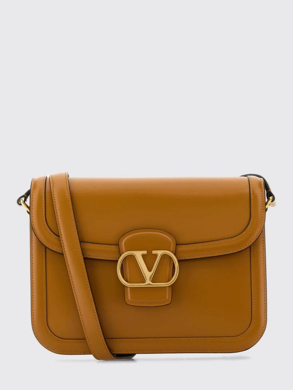 VALENTINO GARAVANI OS 9to5 small calfskin crossbody bag with vlogo signature