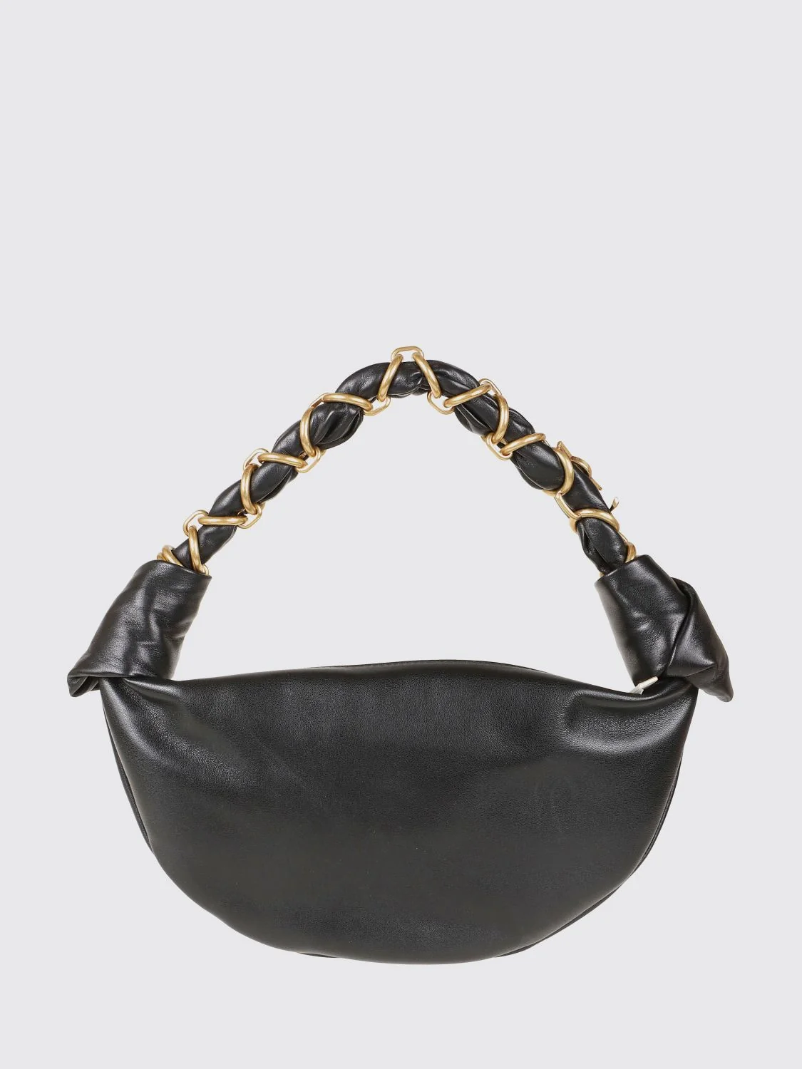 SAINT LAURENT OS amalia smooth lambskin hobo bag with ysl monogram