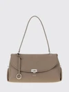 sofia 2026 medium shoulder bag in smooth calf leather