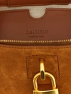 pulse vanity mini bag in shearling and suede leather