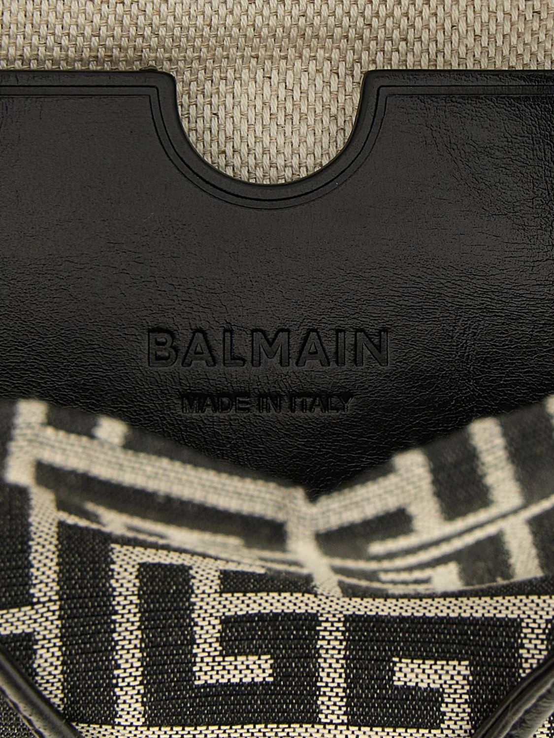 pulse mini bucket bag with pb monogram and padlock