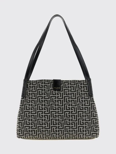 release small pb monogram jacquard shoulder bag