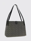 release small pb monogram jacquard shoulder bag