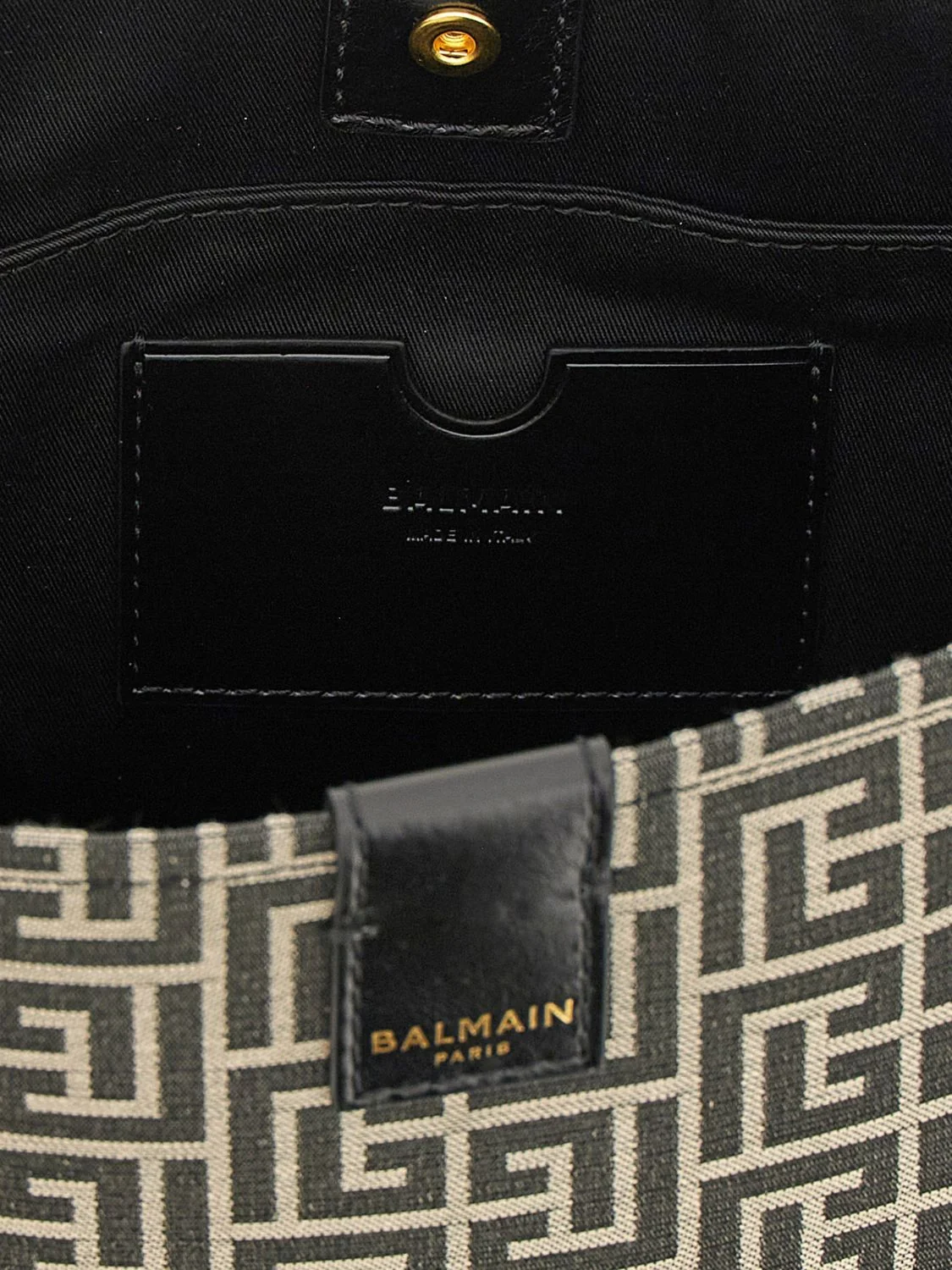 release small pb monogram jacquard shoulder bag
