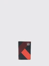 anagram compact bifold wallet in bicolour calfskin leather