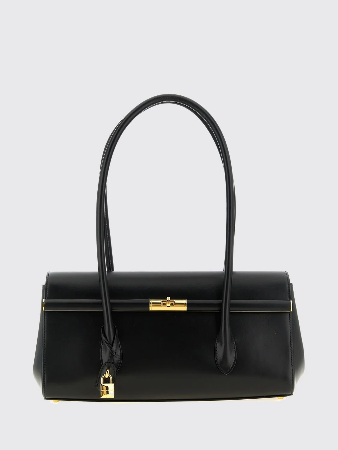 DOLCE amp; GABBANA OS marlene grained calfskin leather shoulder bag