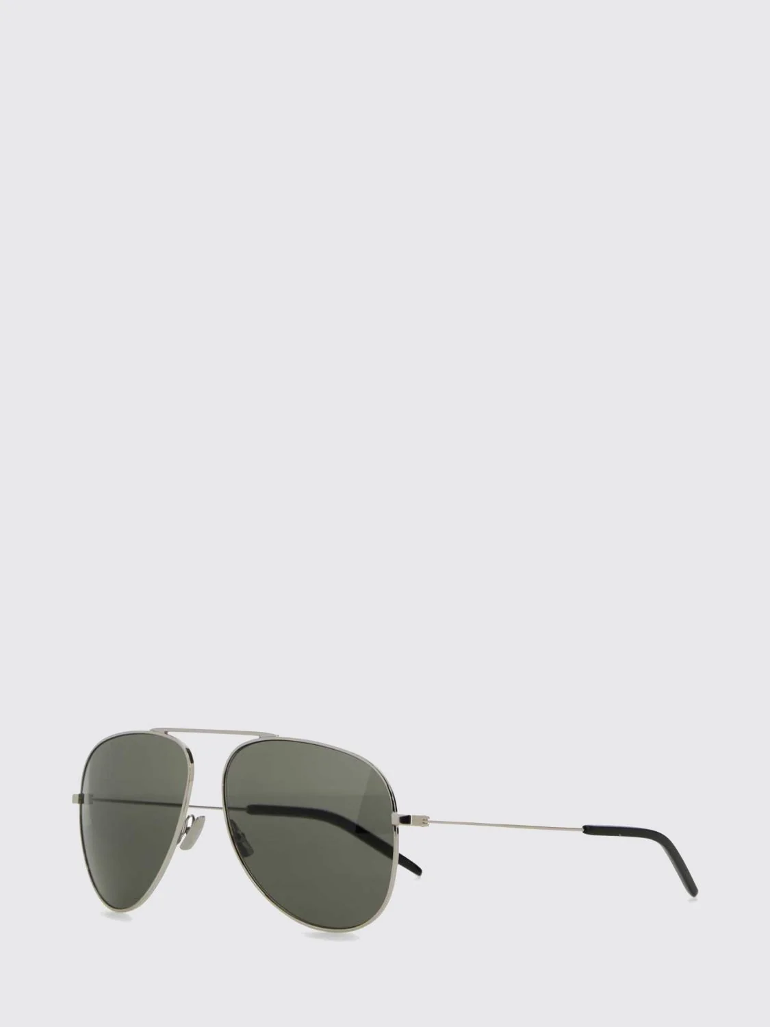 SAINT LAURENT OS metal aviator sunglasses with teardrop lenses