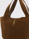 le 5 à 7 bea suede tote bag with ysl monogram buckle