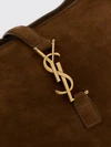 le 5 à 7 bea suede tote bag with ysl monogram buckle