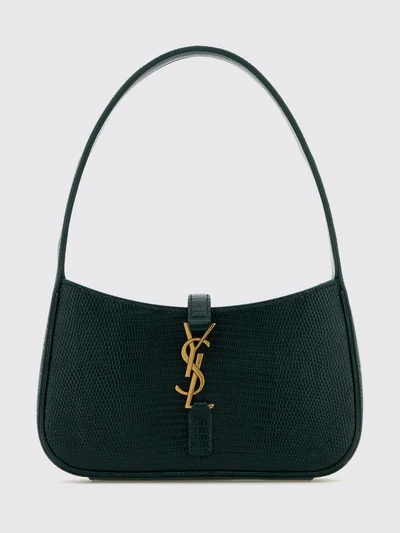le 5 à 7 mini bag in lizard-effect leather with ysl monogram