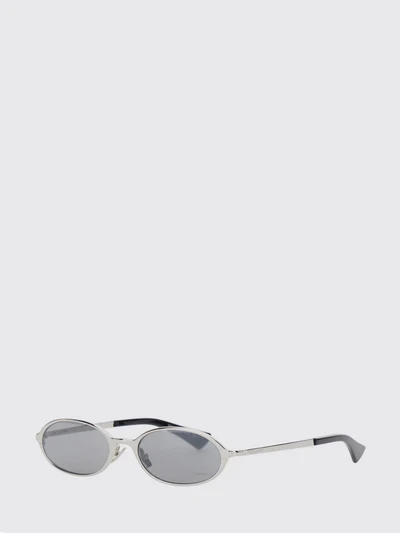 cat-eye acetate sunglasses with metal bridge