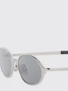 cat-eye acetate sunglasses with metal bridge