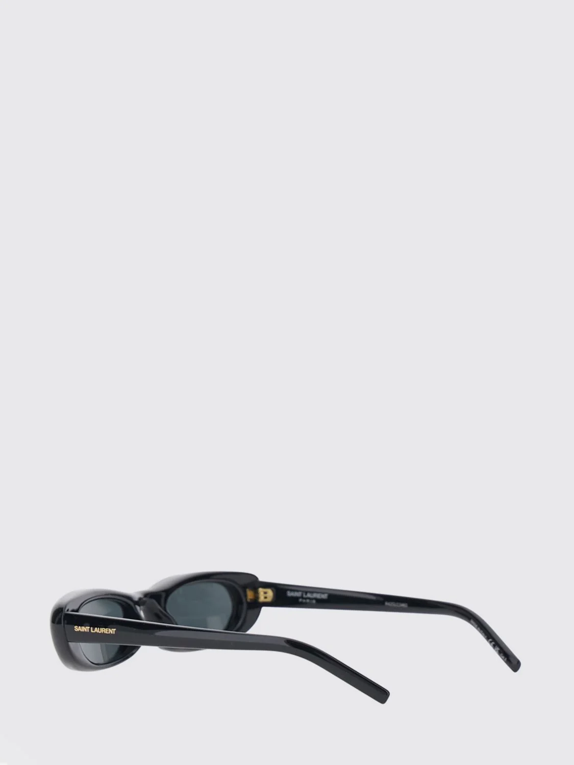 cat-eye acetate sunglasses with printed logo