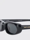 cat-eye acetate sunglasses with printed logo