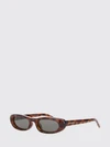 cat-eye acetate sunglasses with printed logo