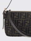 ff zucca monogram technical fabric mini shoulder bag
