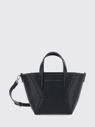 leather mini handbag with double handle and removable strap
