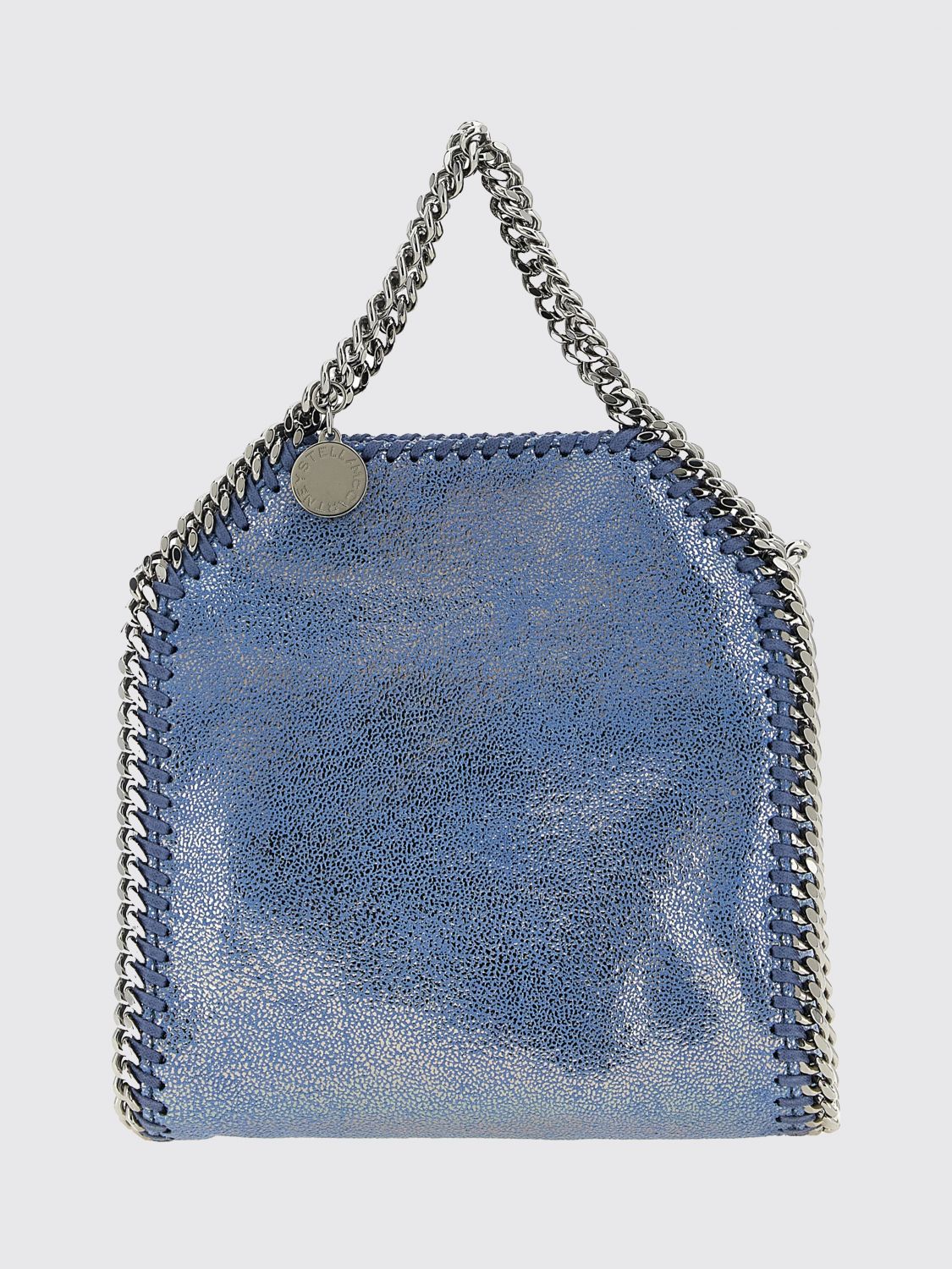 falabella mini tote bag with chain trims