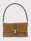 small flap t timeless shoulder bag in calfskin leather