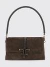 small flap t timeless shoulder bag in calfskin leather
