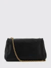 heritage grained leather shoulder bag chloé with metallic mesh handle