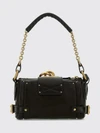 paddington grained leather mini shoulder bag chloé with padlock