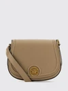 horse medal leather mini crossbody bag chloé with metal logo