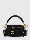 natural grained leather handbag chloé with removable handle