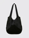 large balloon shoulder bag chloé in suede and grained leather