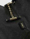 large balloon shoulder bag chloé in suede and grained leather