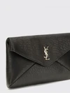 ysl monogram lambskin envelope clutch