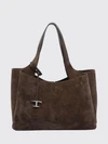 apa suede shoulder bag with t timeless logo