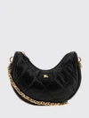 small horseshoe matelassé lambskin shoulder bag with ekd logo