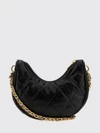 small horseshoe matelassé lambskin shoulder bag with ekd logo