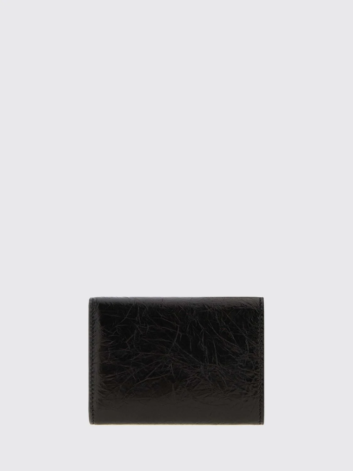 ff monogram wrinkled-effect leather tri-fold wallet