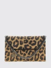 falabella animalier faux leather wallet on chain