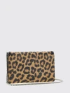 falabella animalier faux leather wallet on chain