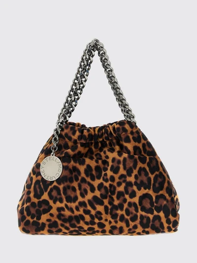 animalier velvet mini handbag with chain handles