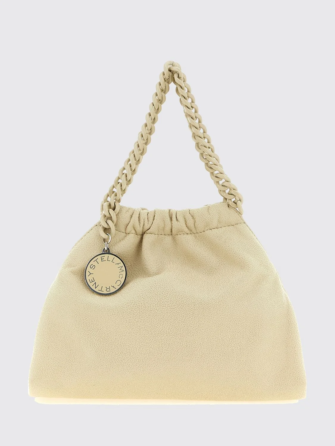 STELLA MCCARTNEY OS falabella faux suede leather mini handbag