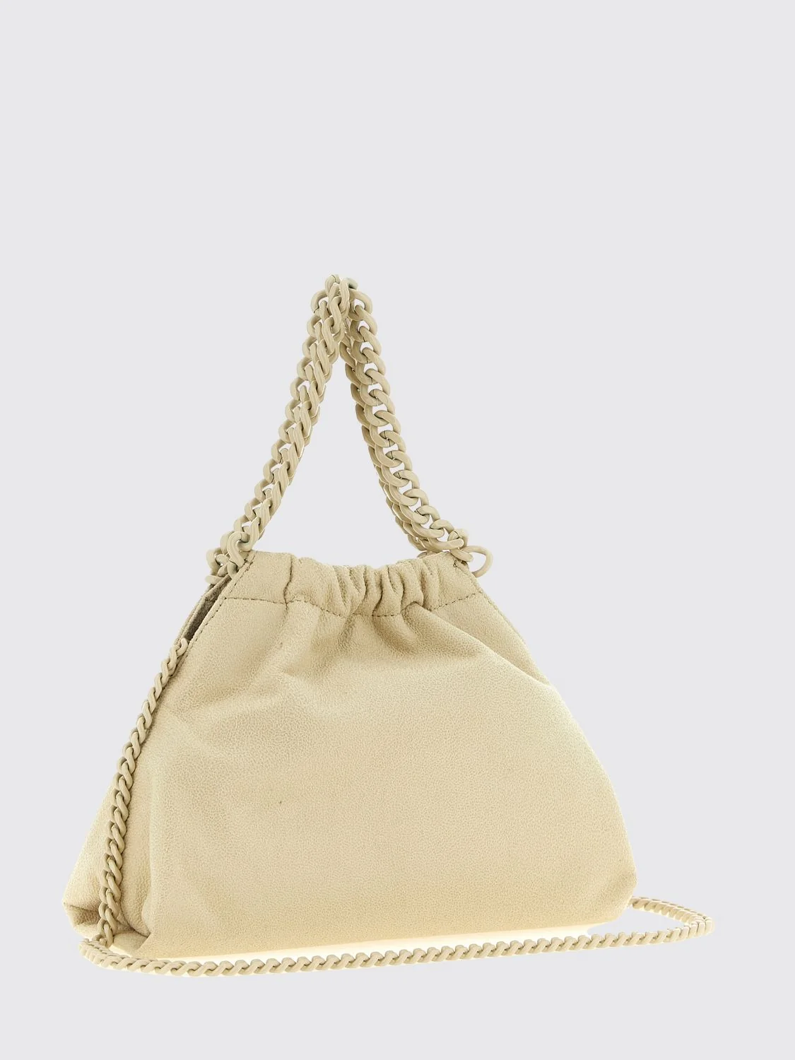 STELLA MCCARTNEY OS falabella faux suede leather mini handbag