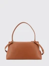 sofia hammered calfskin shoulder bag with gancini clasp